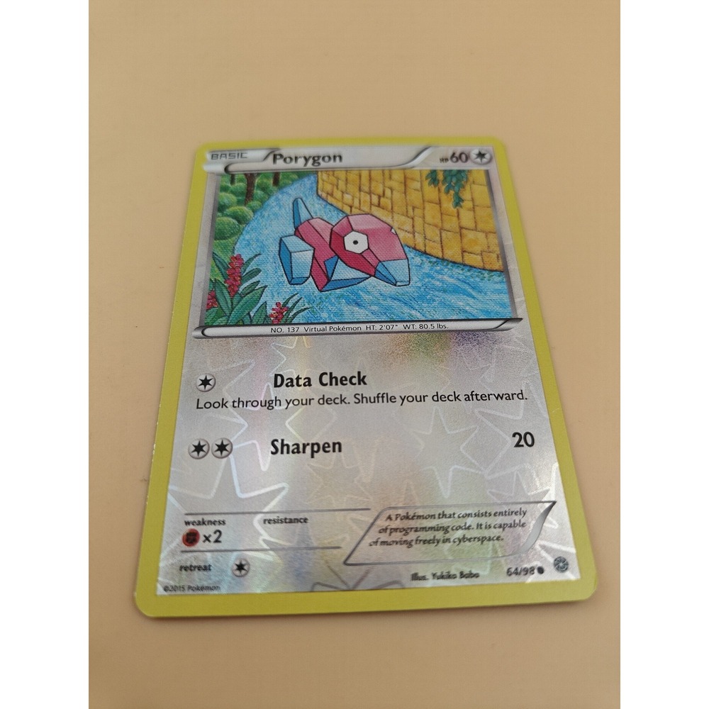 Pokemon Porygon 64/98 Reverse Holo Ancient Origins Uncommon NM TCG